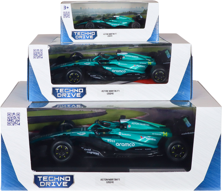 Автомодель Techno Drive Aston Martin F1 2024 1:43 (250944AMF1) - изображение 10
