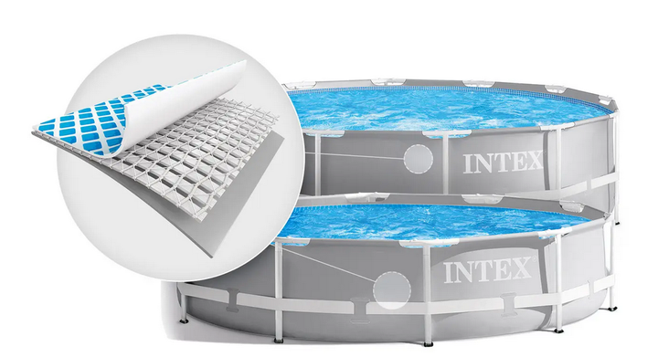 Бассейн каркасный Intex 366 x 99 см с каркасом, чашей, фильтр-насосом 2006 л/ч, стремянкой, тентом и подстилкой - изображение 8