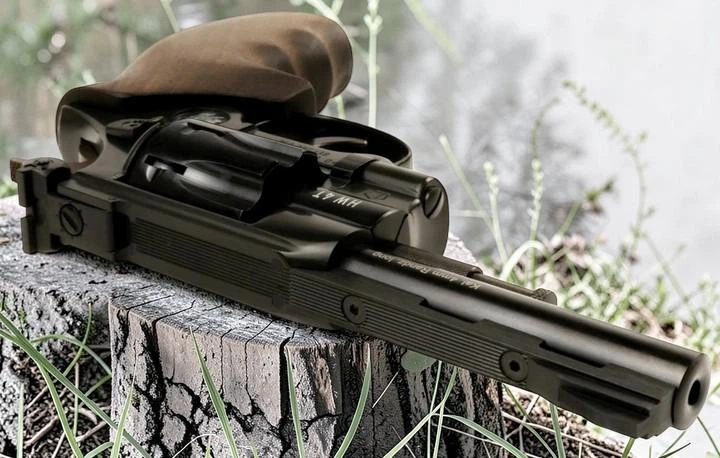 Револьвер Weihrauch Arminius HW4 4" Wooden grip под патрон Флобера - изображение 7