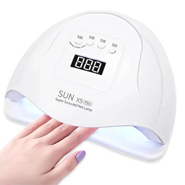 Ультрафиолетовая лампа для маникюра и педикюра SUN X5 Plus настольная UV LED лампа 120W с датчиком движения - изображение 2