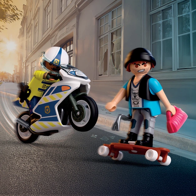 Набір іграшок Playmobil Police Мотоциклетна погоня 72079 (4008789720795) - зображення 3