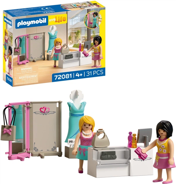 Набір іграшок Playmobil Shopping Стильне студія моди 72081 (4008789720818) - зображення 2