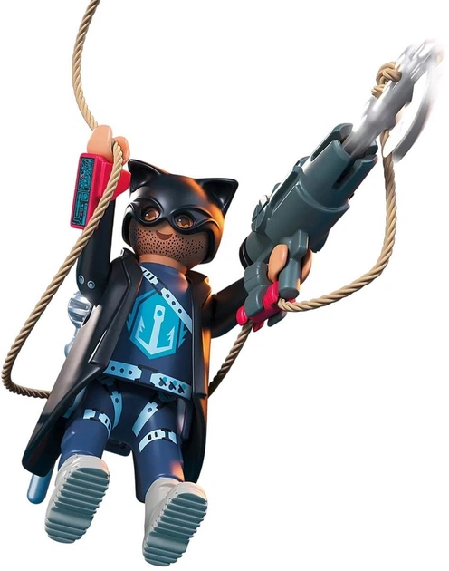Набір іграшок Playmobil Hero Silver Hook 71835 (4008789718358) - зображення 3