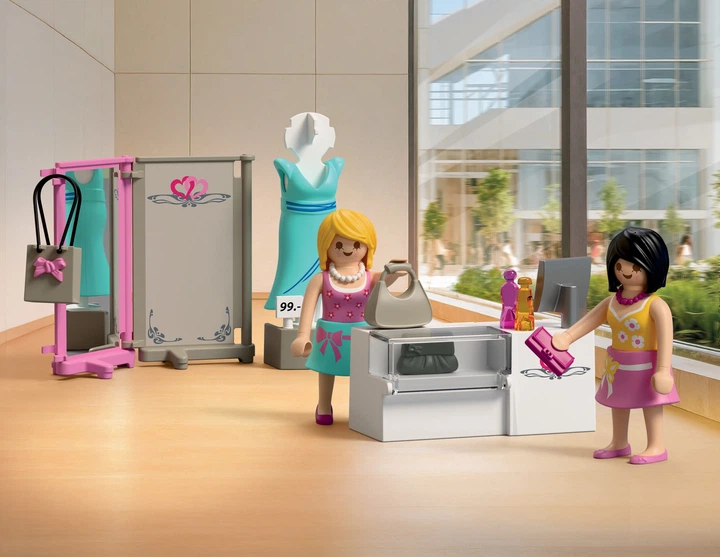 Набір іграшок Playmobil Shopping Стильне студія моди 72081 (4008789720818) - зображення 4