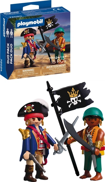 Zestaw zabawek Playmobil Duo Pack Piraci 72024 (4008789720245) - obraz 2