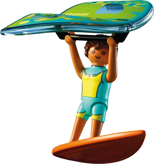 Набір іграшок Playmobil Відпустка на пляжі: Вінгсерфер 71909 (4008789719096) - зображення 3