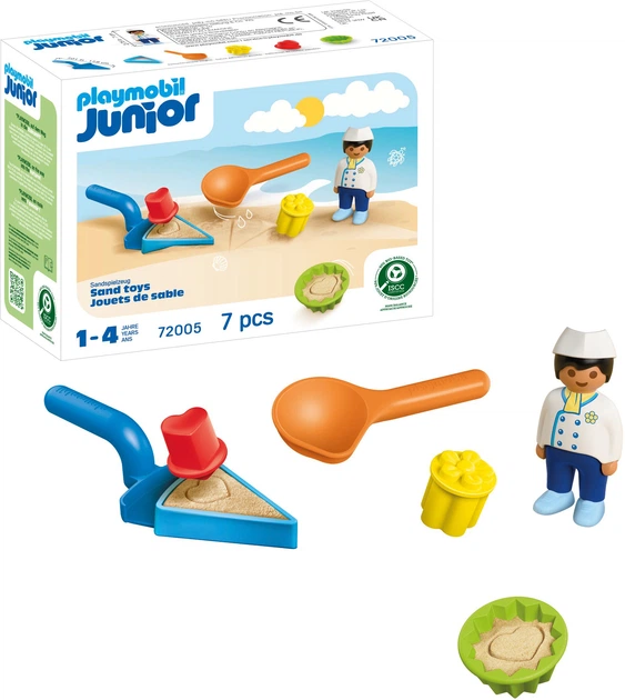Набір іграшок Playmobil Junior Sand Пекарня з піску 72005 (4008789720054) - зображення 2