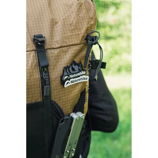 Рюкзак туристичний Naturehike Helium 30+5 л коричневий - зображення 4