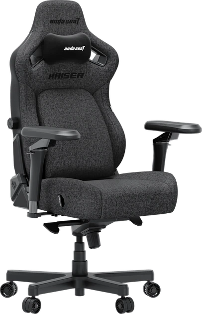 Крісло ігрове Anda Seat Kaiser 4 V2 Size XL Dark Gray Fabric - Фото 2 Крісло ігрове Anda Seat Kaiser 4 V2 Size XL Dark Gray Fabric - изображение 2