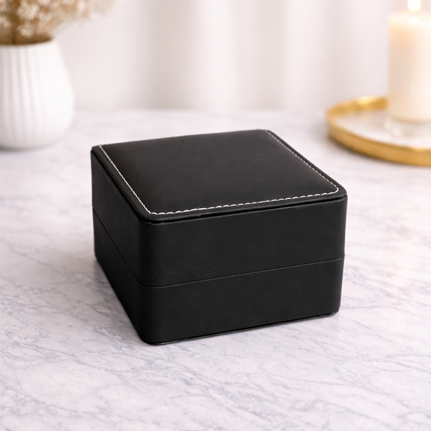 Кожаная коробка для часов (Black) - Фото 3 Кожаная коробка для часов (Black) - изображение 3