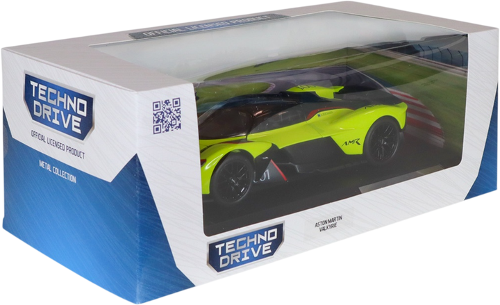 Автомодель Techno Drive Aston Martin Valkyrie жёлтый 1:18 (250937AMVKLG) - изображение 15