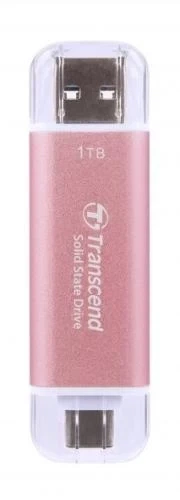Внешний накопитель SSD, 1Tb, Transcend ESD310, Pink (TS1TESD310P) - Фото 1 Внешний накопитель SSD, 1Tb, Transcend ESD310, Pink (TS1TESD310P) - изображение 1