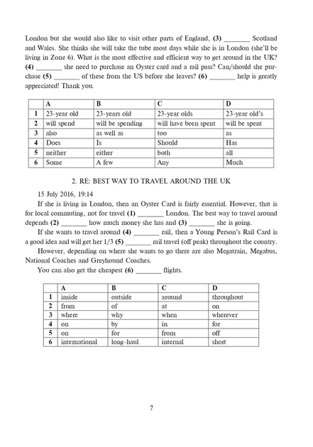 Книга «English Exam Focus. Tests. Підготовка до ЗНО». Автор - Доценко І.В. - Фото 6 Книга «English Exam Focus. Tests. Підготовка до ЗНО». Автор - Доценко І.В. - изображение 6