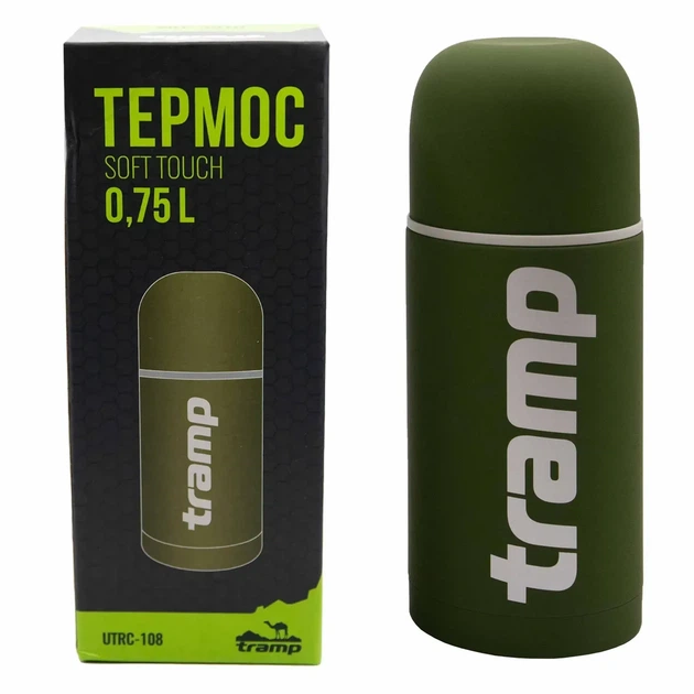 Термос TRAMP Soft Touch 0.75 л UTRC-108 Хакі - зображення 3
