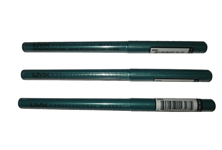 Выдвижной карандаш для глаз Nyx Retractable Eye Liner MPE03 Aqua Green бирюзовый - изображение 6