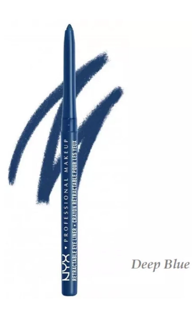 Выдвижной карандаш для глаз Nyx Retractable Eye Liner MPE14 Deep Blue темно-синий - изображение 2
