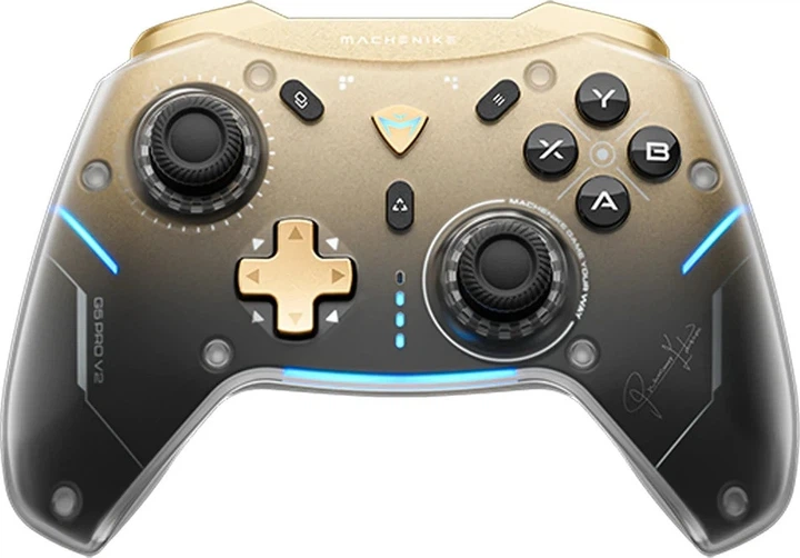 Бездротовий геймпад Machenike G5Pro Premium Edition Wireless with Charging Station Black/Gold (6975971295493) - зображення 2
