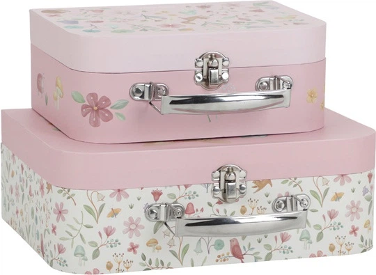 Zestaw do zabawy Little Dutch 2 walizki Fairy Garden FSC LD7344 Różowy (8713291773448) - obraz 2