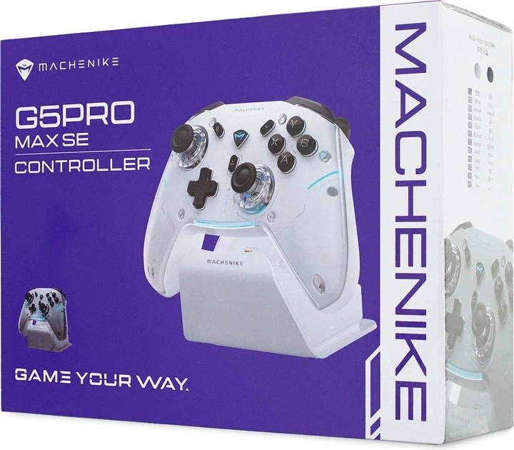Бездротовий геймпад Machenike G5Pro Max with Charging Station Wireless Gray (6975971295752) - зображення 4
