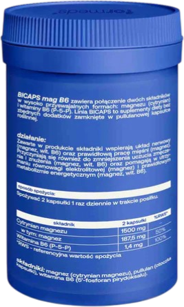 Suplement diety Formeds Bicaps Mag B6 60 kapsułek (5903148622446) - obraz 2