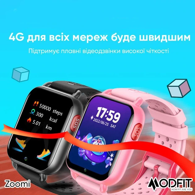 Наручний годинник Modfit Zoomi Blue - Фото 15 Наручний годинник Modfit Zoomi Blue - изображение 15