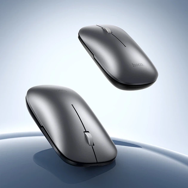 Бездротова миша Hoco GM43 з Bluetooth та 2.4G, 800-1600 DPI, 3 кнопки, чорна (789425) - изображение 7