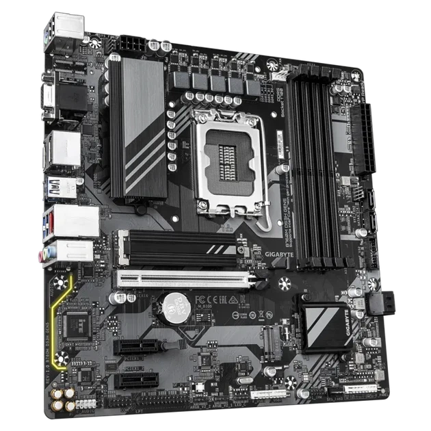 Материнська плата Gigabyte B760M DS3H GEN5 (s1700, Intel B760, PCI-Ex16) (B760M DS3H GEN5) - Фото 3 Материнська плата Gigabyte B760M DS3H GEN5 (s1700, Intel B760, PCI-Ex16) (B760M DS3H GEN5) - зображення 3