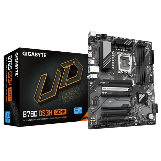 Материнська плата Gigabyte B760 DS3H GEN5 (s1700, Intel B760, PCI-Ex16) (B760 DS3H GEN5) - зображення 2