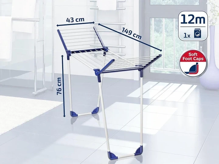 Сушарка для білизни Leifheit Pegasus 120 Solid Compact 12 м (81720) - зображення 7