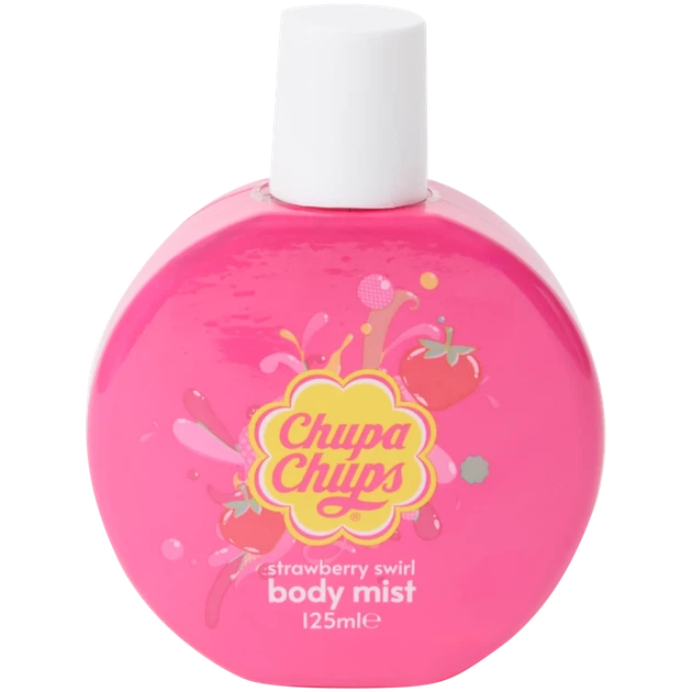 Спреї для тіла Chupa Chups Body Mist Strawberry swir - Фото 1 Спреї для тіла Chupa Chups Body Mist Strawberry swir - зображення 1