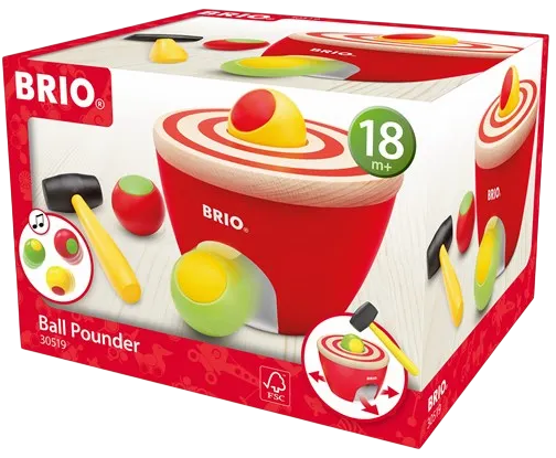 Розвивальна іграшка Brio Забивання кульок гра на спритність 30519 (7312350305197) - зображення 5