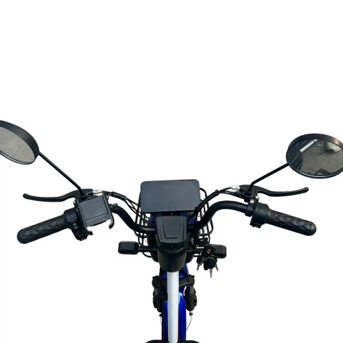 Велосипед с электромотором SPARK BUDDY 14" 48V/500W/12Ah Темно-синий - изображение 5