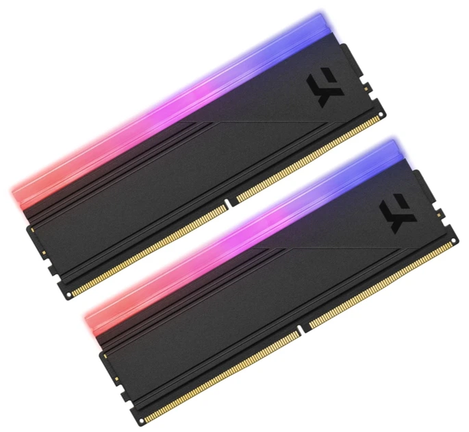 Пам'ять для настільних комп'ютерів GOODRAM 32 GB (2x16GB) DDR5 6800 MHz IRDM RGB Black (IRG-68D5L34S/32GDC) - изображение 2