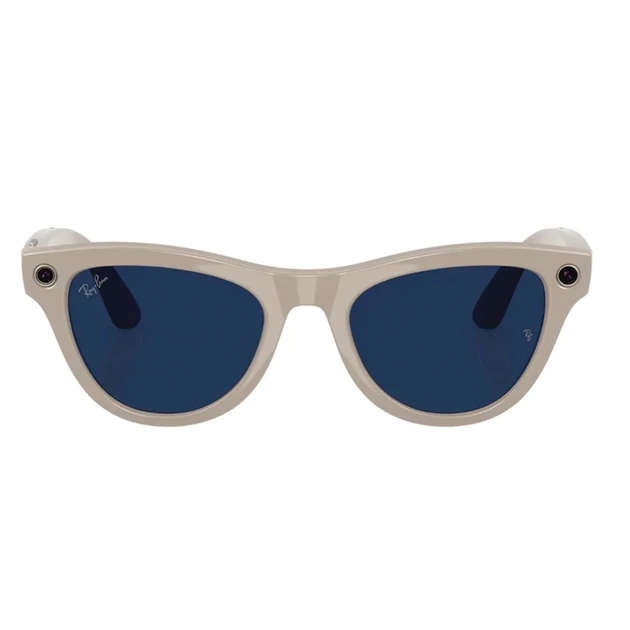 Смарт-окуляри Ray-Ban Meta Skyler Standard - Shiny Chalky Gray / Clear Sapphire Transition (RW4010 6700MF 52-20) - Фото 2 Смарт-окуляри Ray-Ban Meta Skyler Standard - Shiny Chalky Gray / Clear Sapphire Transition (RW4010 6700MF 52-20) - изображение 2