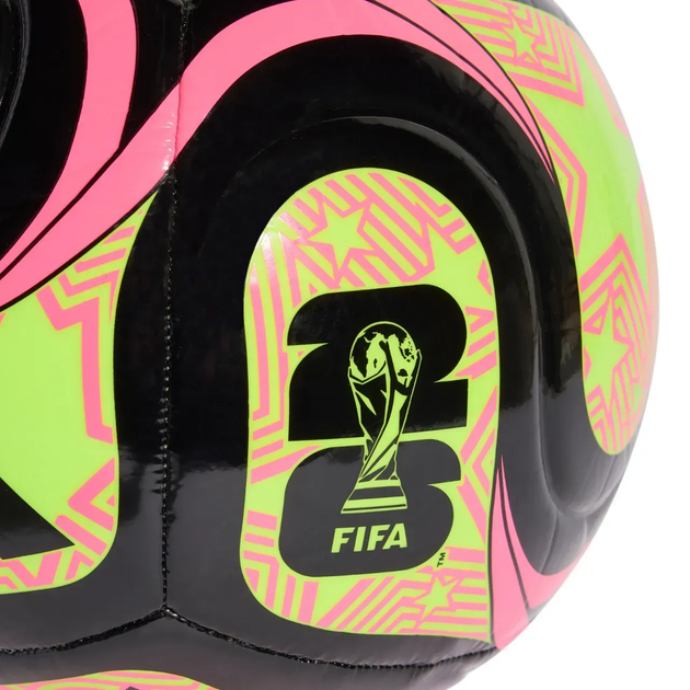 Футбольний м'яч Adidas FIFA World Cup 26 Trionda Club розмір 3, чорно-рожевий - изображение 4
