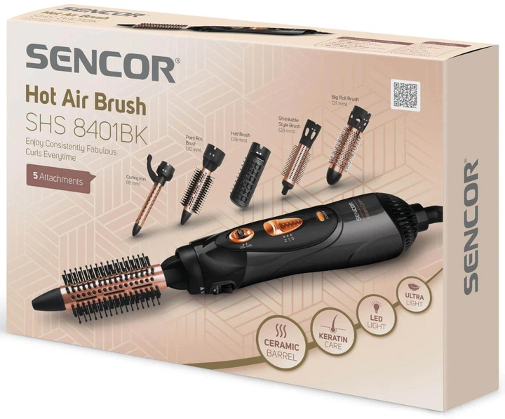 Фен-щітка Sencor SHS 8401BK 275553 - зображення 6