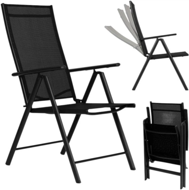 Садове крісло ModernHome by Multistore WR1652-1-1 Чорное - зображення 4