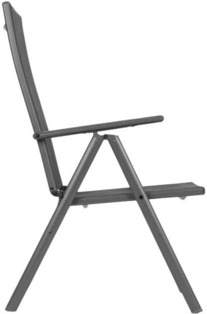 Krzesło ogrodowe ModernHome by Multistore WR1652-1-4 Szare - obraz 3