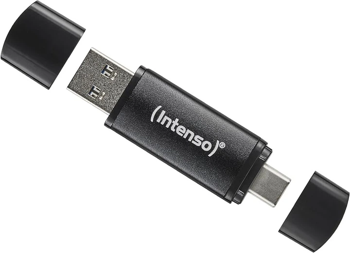 Флеш пам'ять USB Intenso Flex Line 128GB USB3.2 Black (3544491) - зображення 2