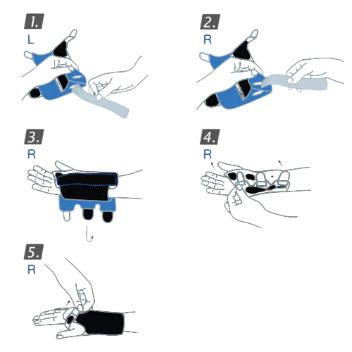 Ортез для зап'ястя Actimove Sports Edition універсальний Чорний розмір L/XL 1 шт (4042809636574) - зображення 4