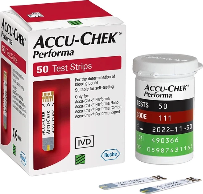 Testy paskowe Roche Accu-Chek Performa 50 szt. - Zdjęcie 1 Testy paskowe Roche Accu-Chek Performa 50 szt. - obraz 1