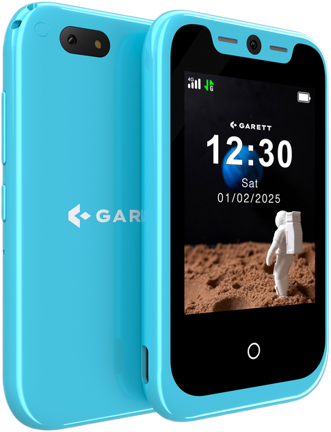 Smartfon Garett OneKid 48MB/16GB NanoSIM Blue (ONEKID_PHONE_BLUE) - obraz 2