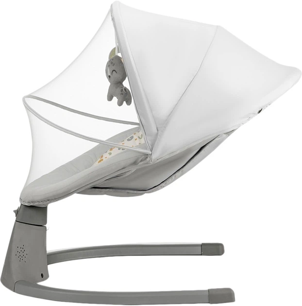 Шезлонг KinderKraft Lumi 2 2в1 (KBLUMI02LGR0000) (5902533925018) - зображення 4
