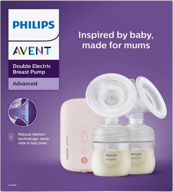 Електричний молоковідсмоктувач Philips Avent Duo NaturalMotion 2x125 мл (8720689021852) - зображення 4