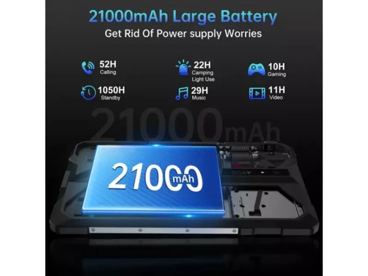 Планшет Unihertz Tank Pad 16/512GB Black - изображение 6