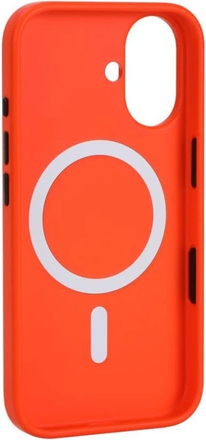 Etui Evelatus Premium MagSafe Sandstone do Apple iPhone 16 Pomarańczowe (EVEAPP16PMSSO) - obraz 2