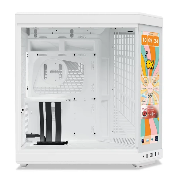 Корпус Hyte Y70 Touch Infinite Snow White Mid-Tower E-ATX with PCIE 4.0 cable (CS-HYTE-Y70TTI-WW) - изображение 2