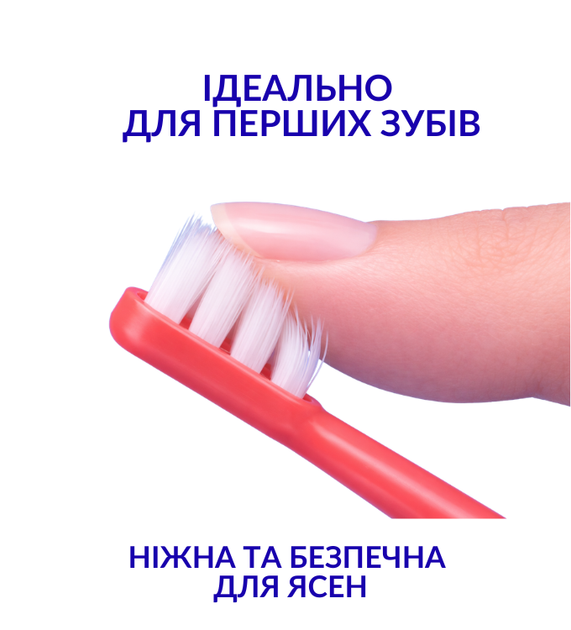 Дитяча зубна щітка 1–4 роки для перших зубів Ci Kids Little Bear (4580532546116_рожева) - Фото 2 Дитяча зубна щітка 1–4 роки для перших зубів Ci Kids Little Bear (4580532546116_рожева) - зображення 2