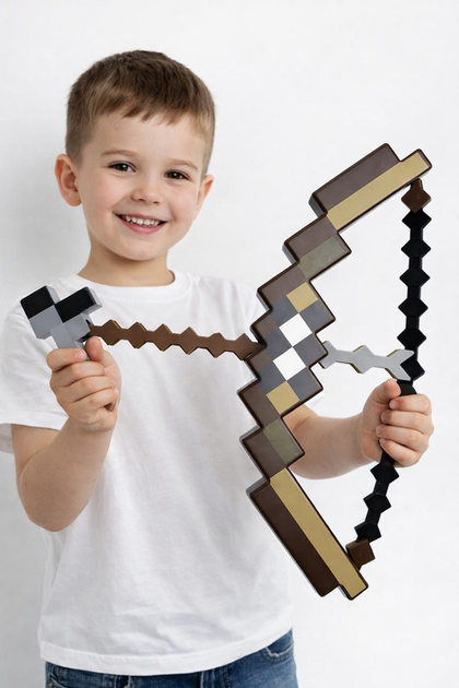 Пластиковий іграшковий лук і стріла Minecraft - зображення 6