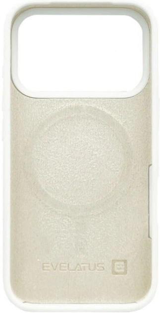 Etui Evelatus Premium Magsafe Soft Touch Silicone do Apple iPhone 17 Pro Srebrne (EVEAPP17PPMSCS) - obraz 2